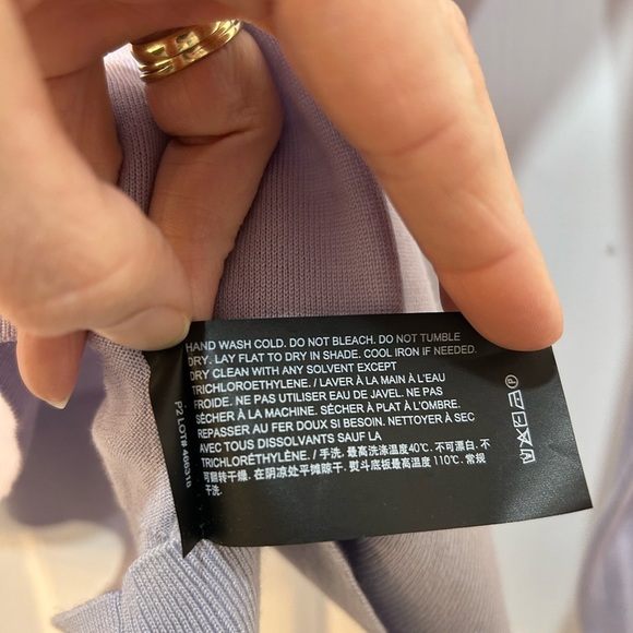 Theory Crewneck Sweater Regal Blue Women Sz XL Luxury Cottage Academia Vacation - Picture 9 of 9